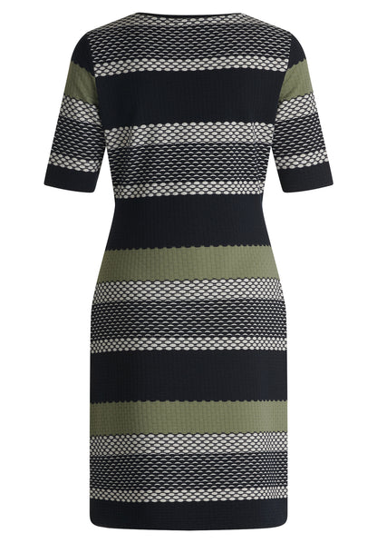 Betty Barclay - Olive Stripe Dress