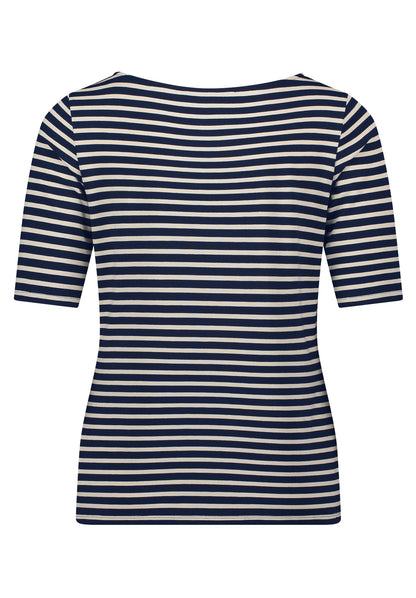 Betty Barclay - Navy and Cream T-shirt