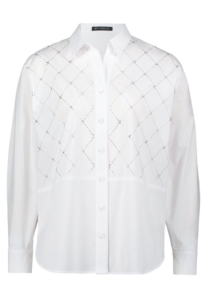 Betty Barclay Crystal White Shirt