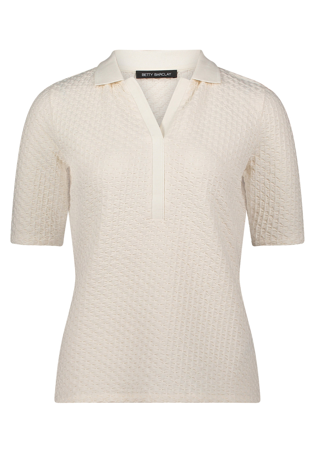 Betty Barclay Cream Texture Polo