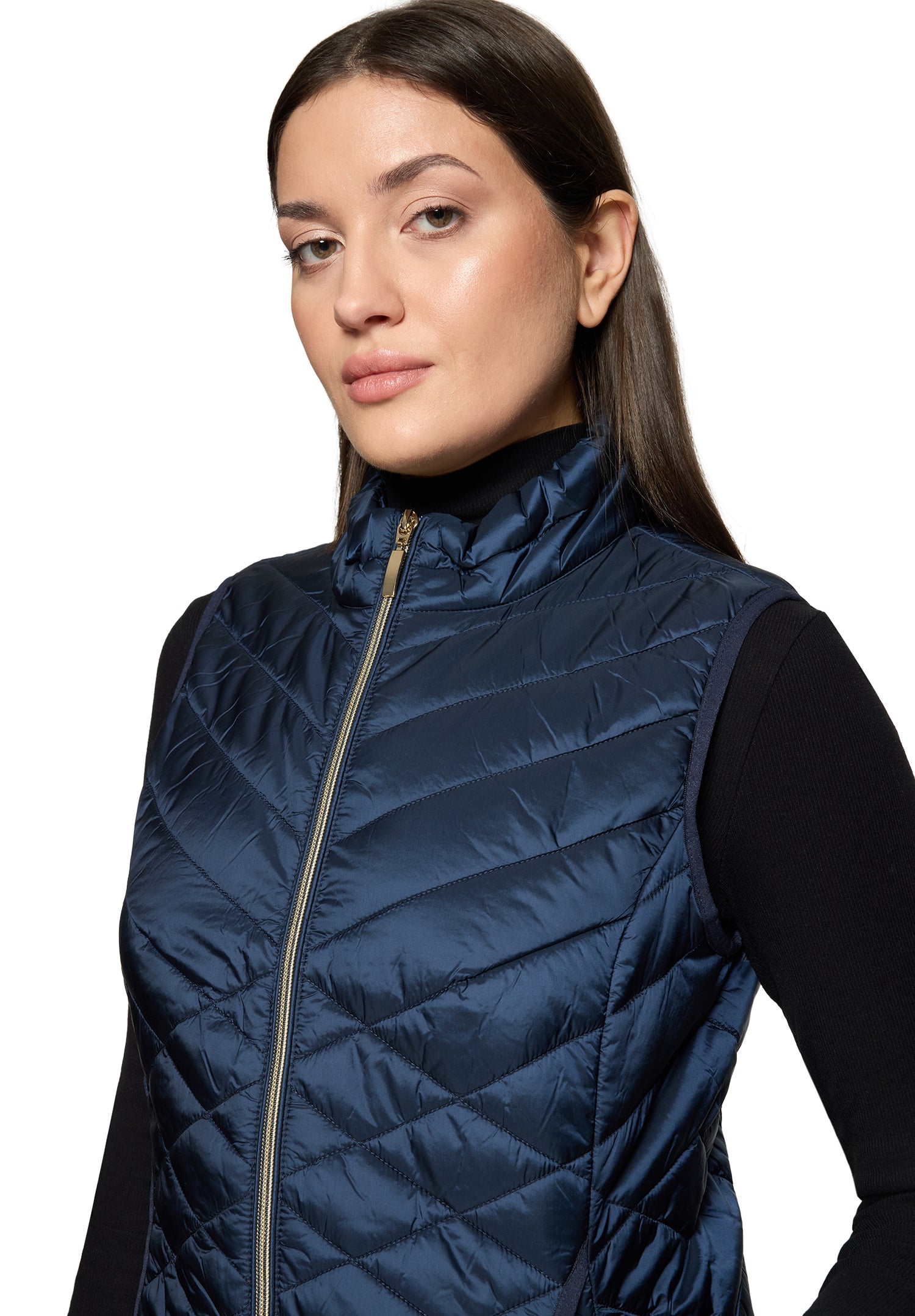 Betty Barclay - Navy Puffer Vest
