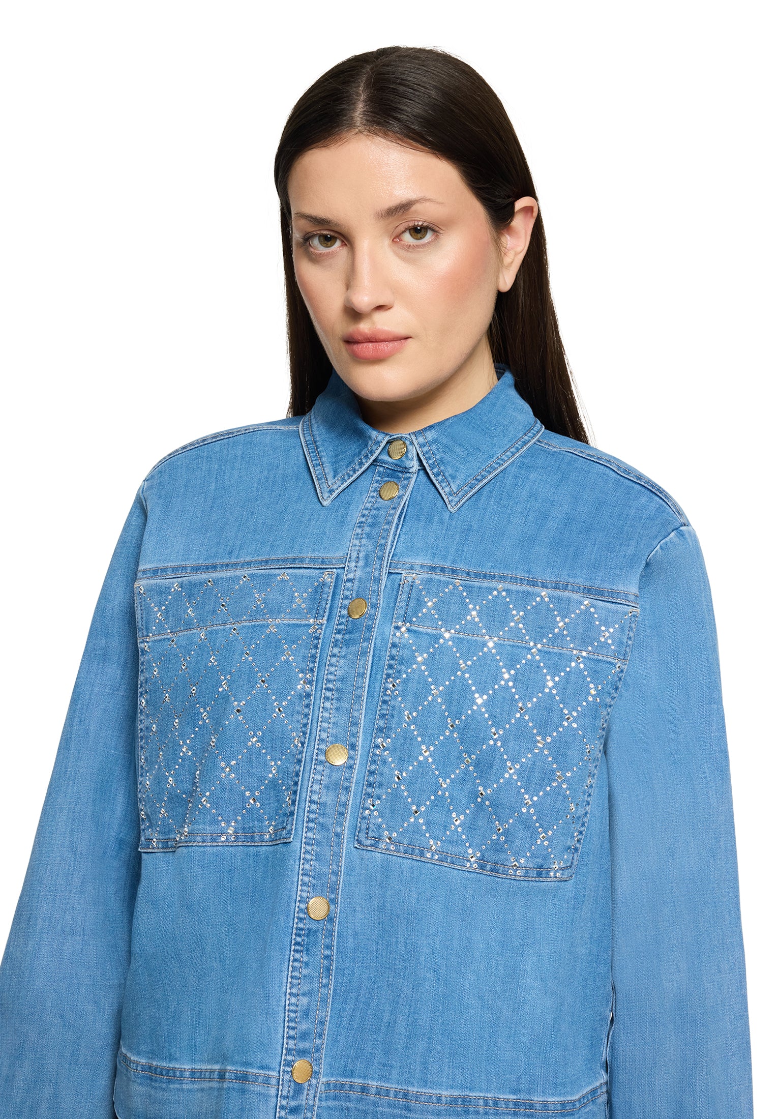 Betty Barclay- Crystal Denim Jacket