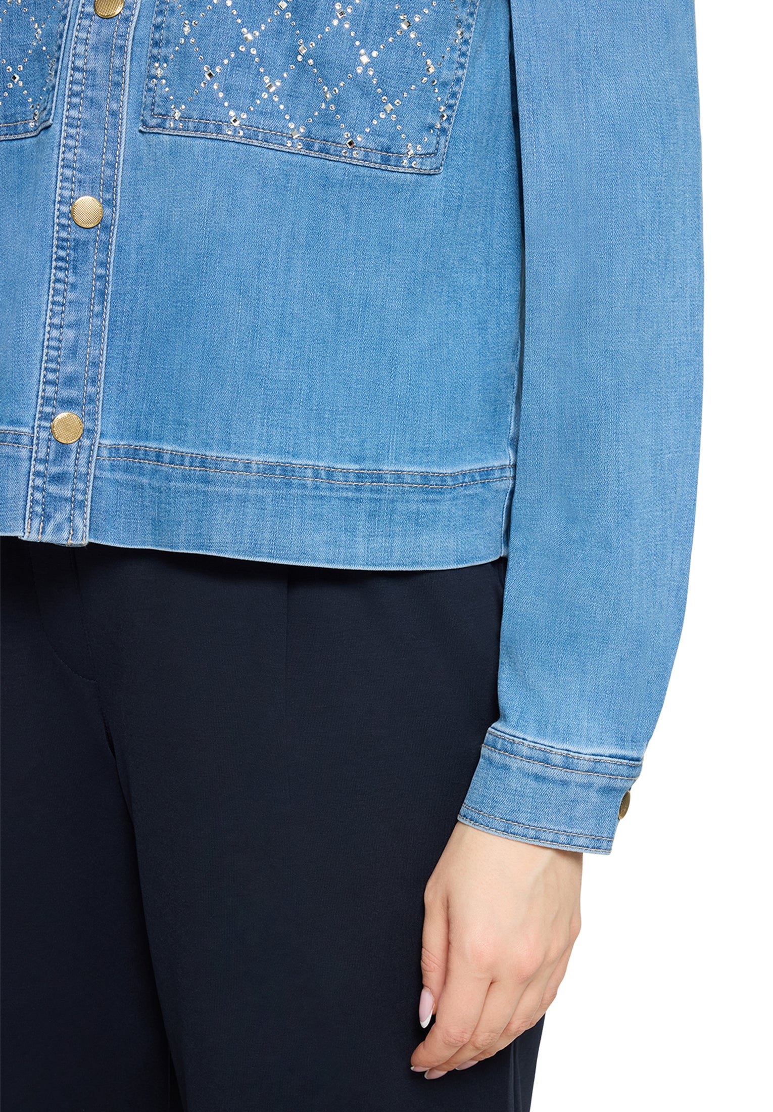 Betty Barclay- Crystal Denim Jacket