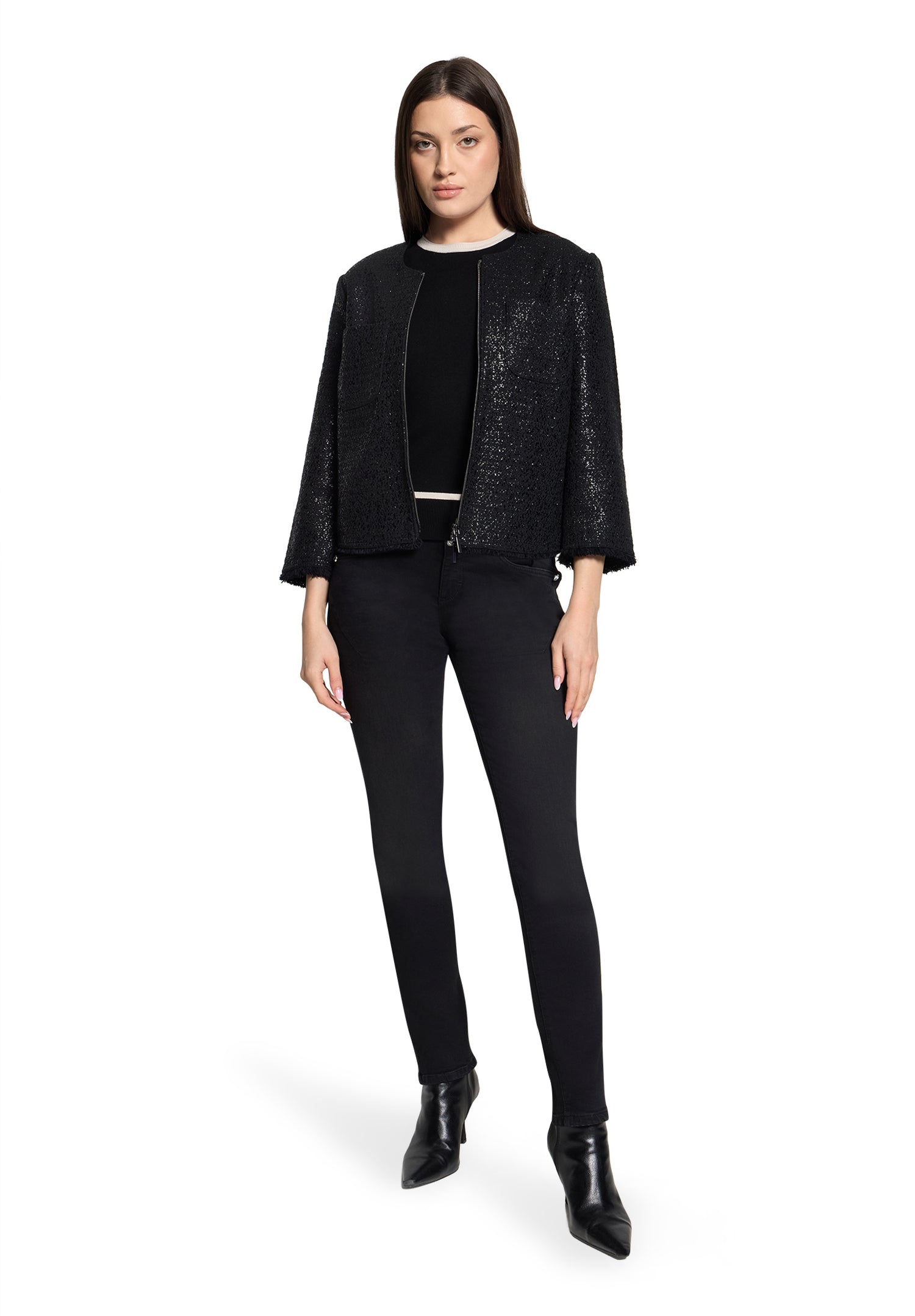 Betty Barclay Black Chanel Jacket