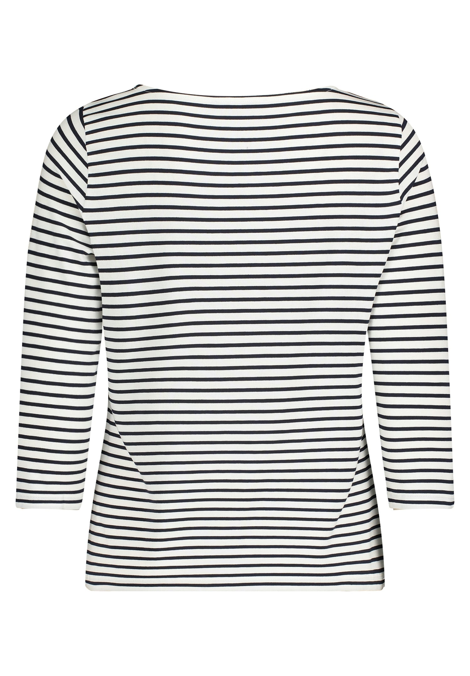 Betty Barclay - Navy Striped Top 3/4 Sleeve