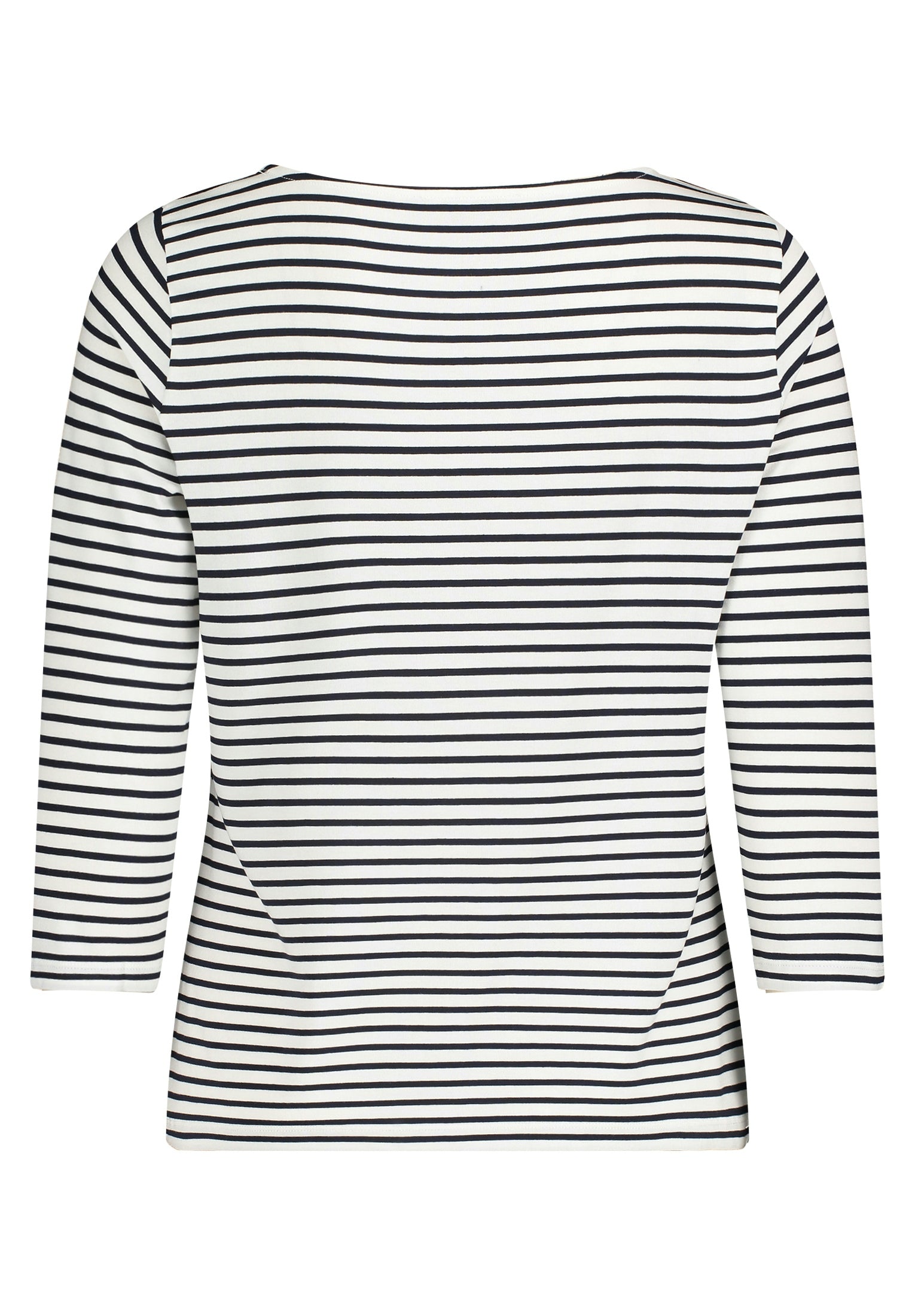 Betty Barclay - Navy Striped Top 3/4 Sleeve
