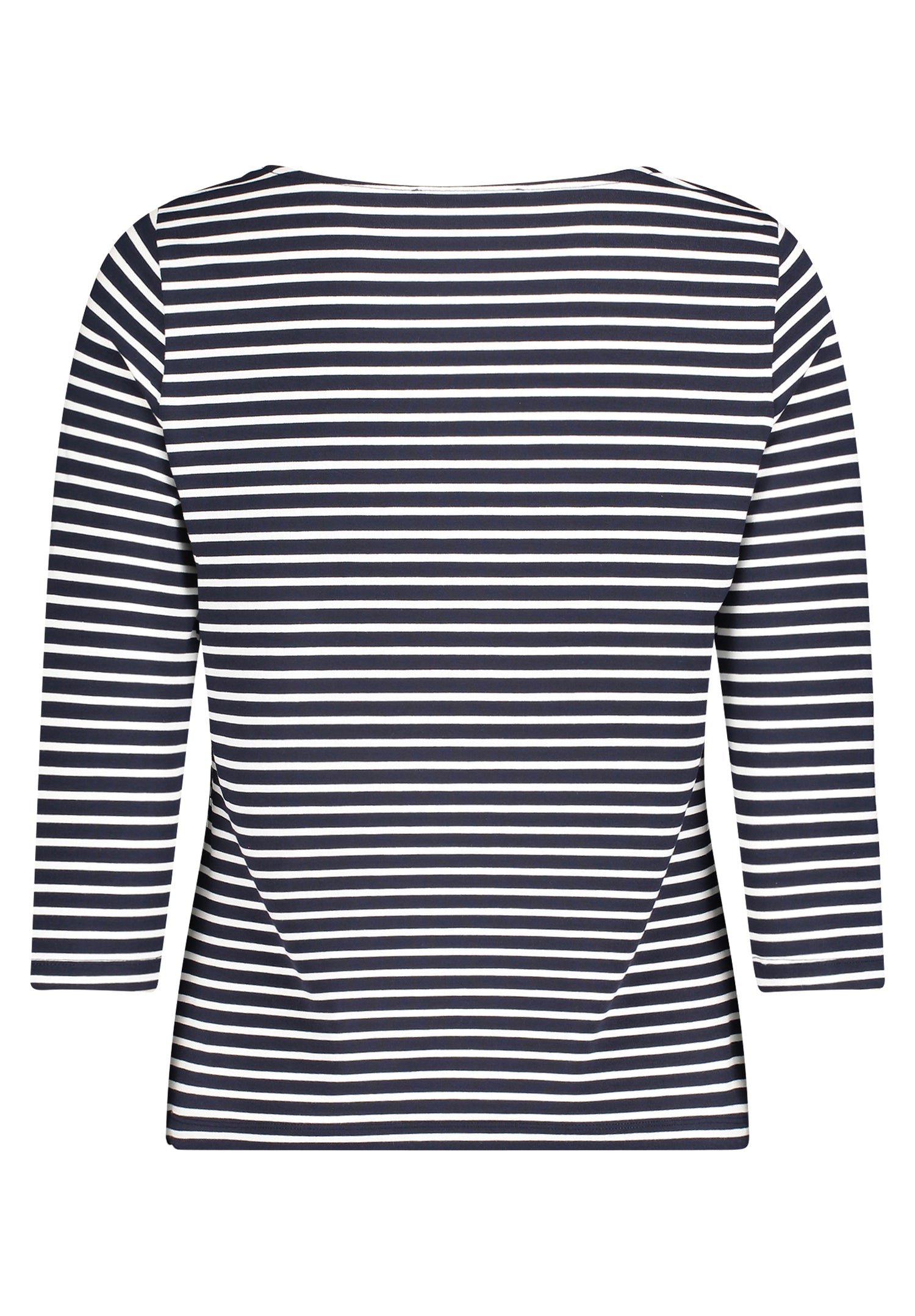 Betty Barclay Navy Striped Top 3/4 Sleeve