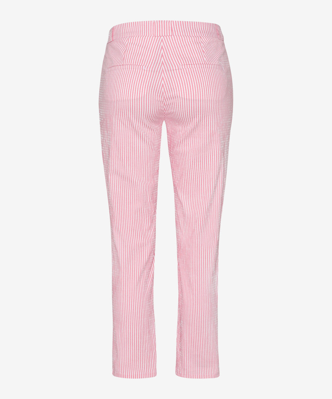 Brax Maron Candy Pink/White Striped Pants