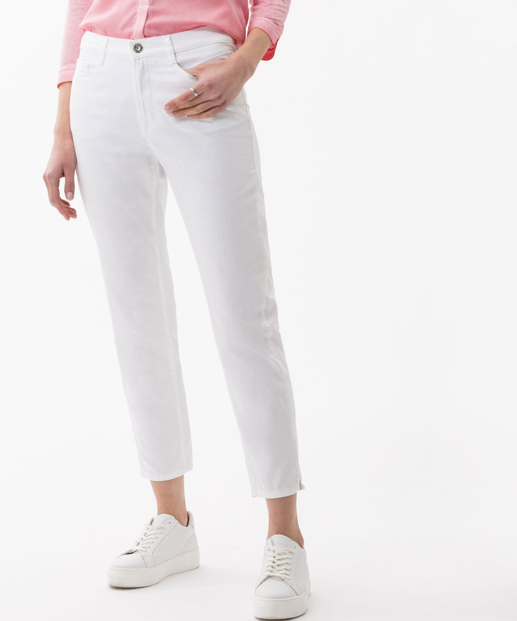 Brax Mary White High Summer Jeans