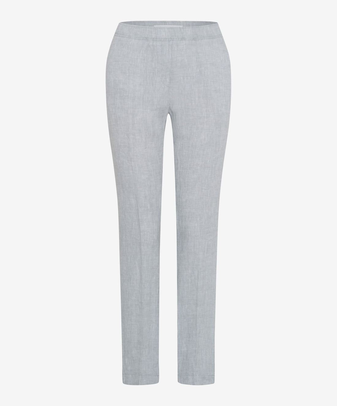 Brax Maron -Light Grey Linen Pant 7/8 Length