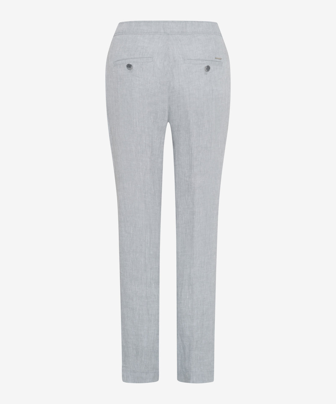 Brax Maron -Light Grey Linen Pant 7/8 Length