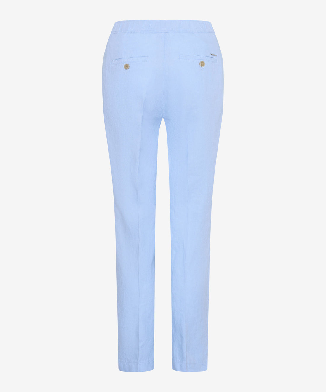 Brax Maron - Light Blue Linen Pant 7/8 Length