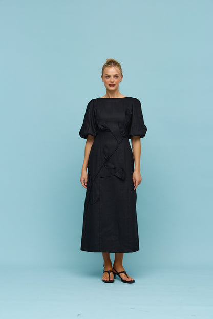 Binny Ladies Singles Black Dress
