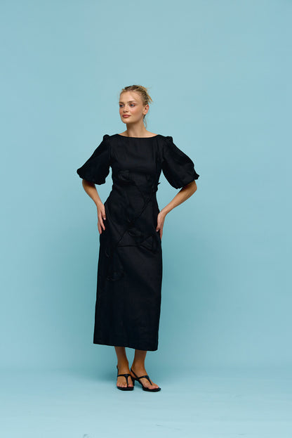 Binny Ladies Singles Black Dress