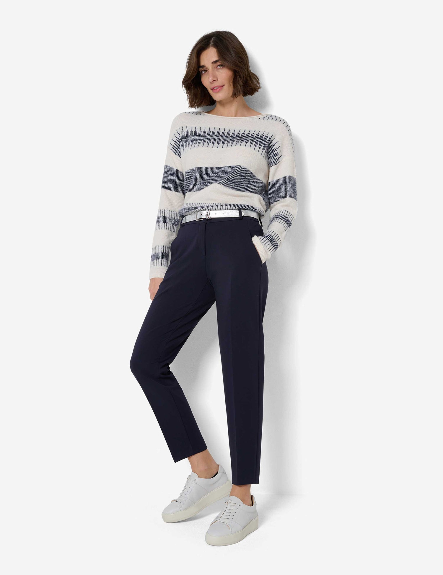 Brax - Maron 7/8 Stretch Pant - Navy