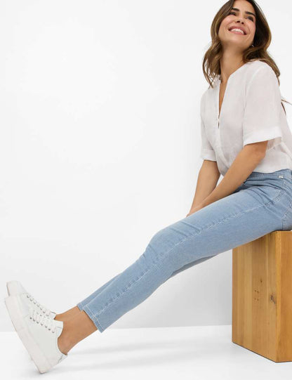 Brax Shakira S - Denim stripe