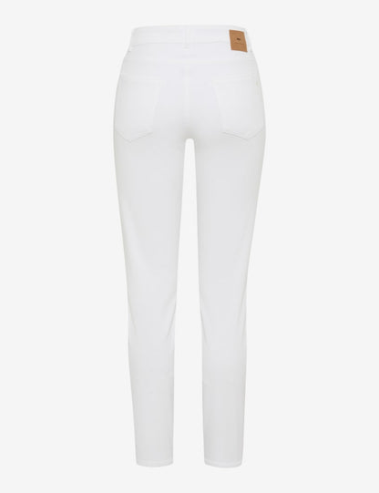 Brax Shakira Full Length- White Denim