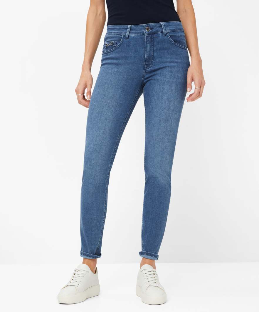 Brax Shakira Mid Blue Denim Jeans