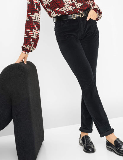 Brax - Mary Velvet Pant - Black