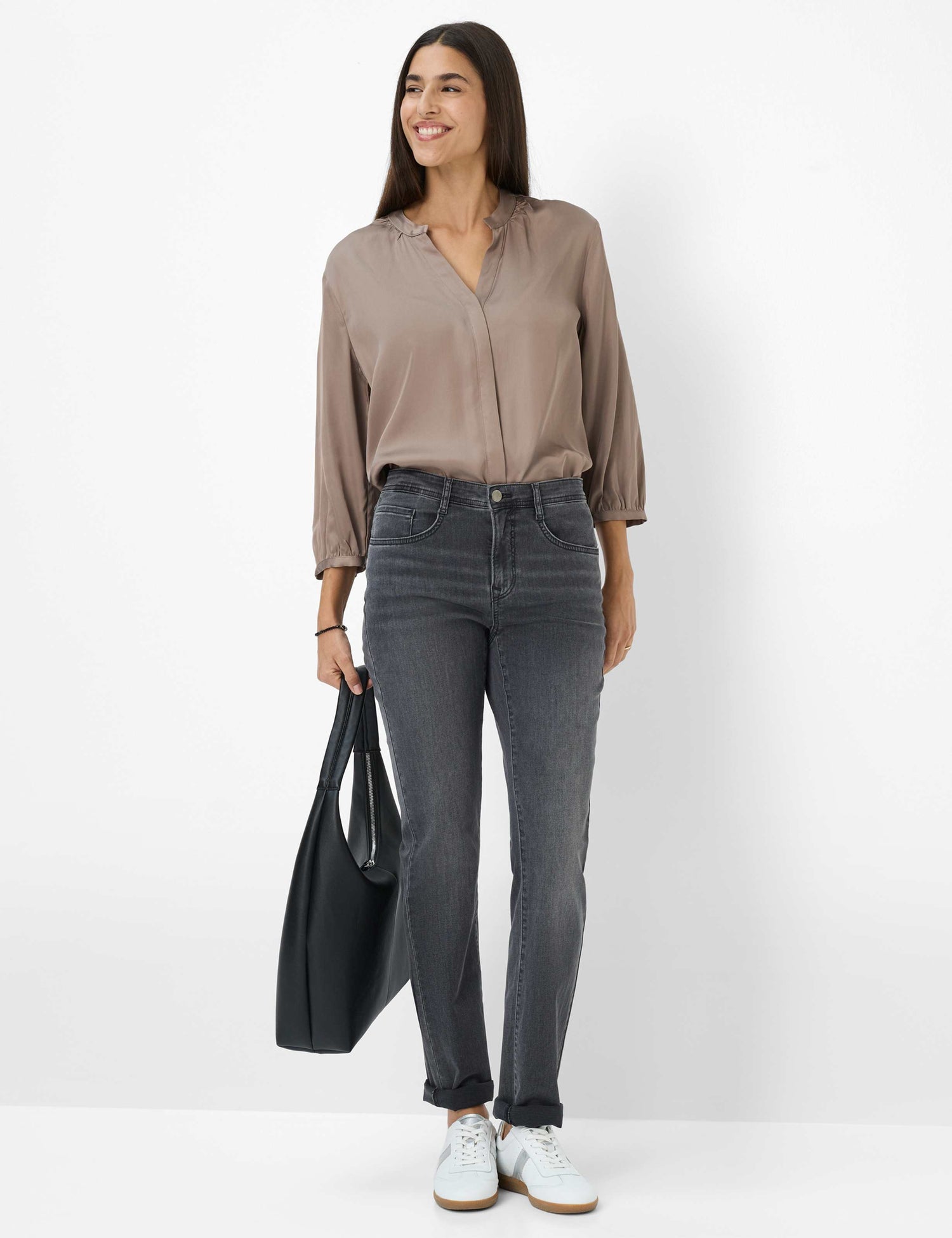 Brax - Carola Grey Denim Jean