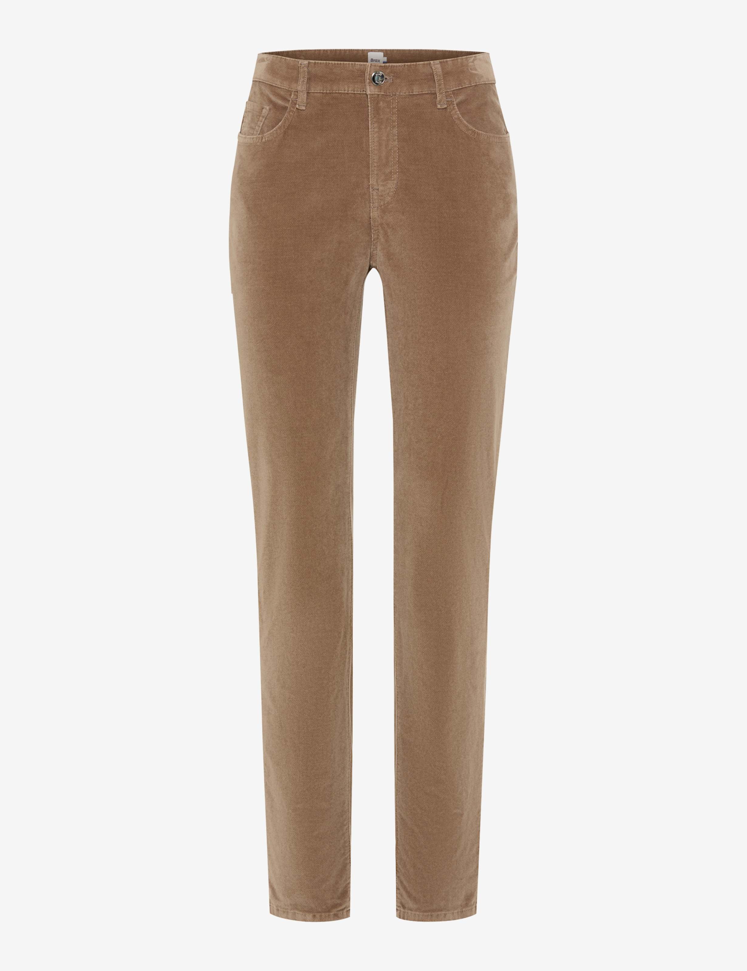 Brax - Mary Velvet Pants -Camel