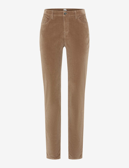 Brax - Mary Velvet Pants -Camel