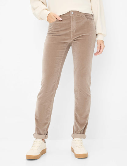 Brax - Mary Velvet Pants -Camel