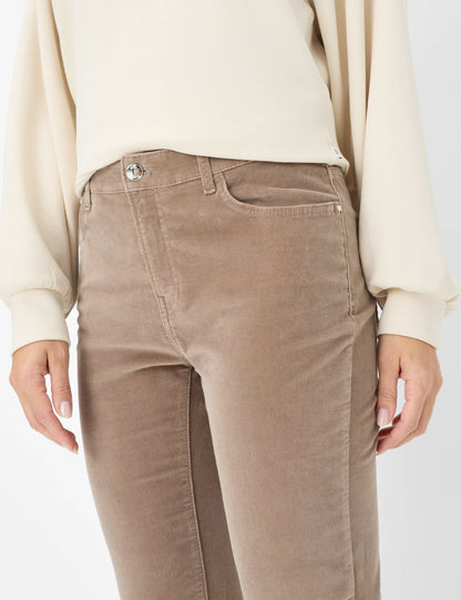 Brax - Mary Velvet Pants -Camel