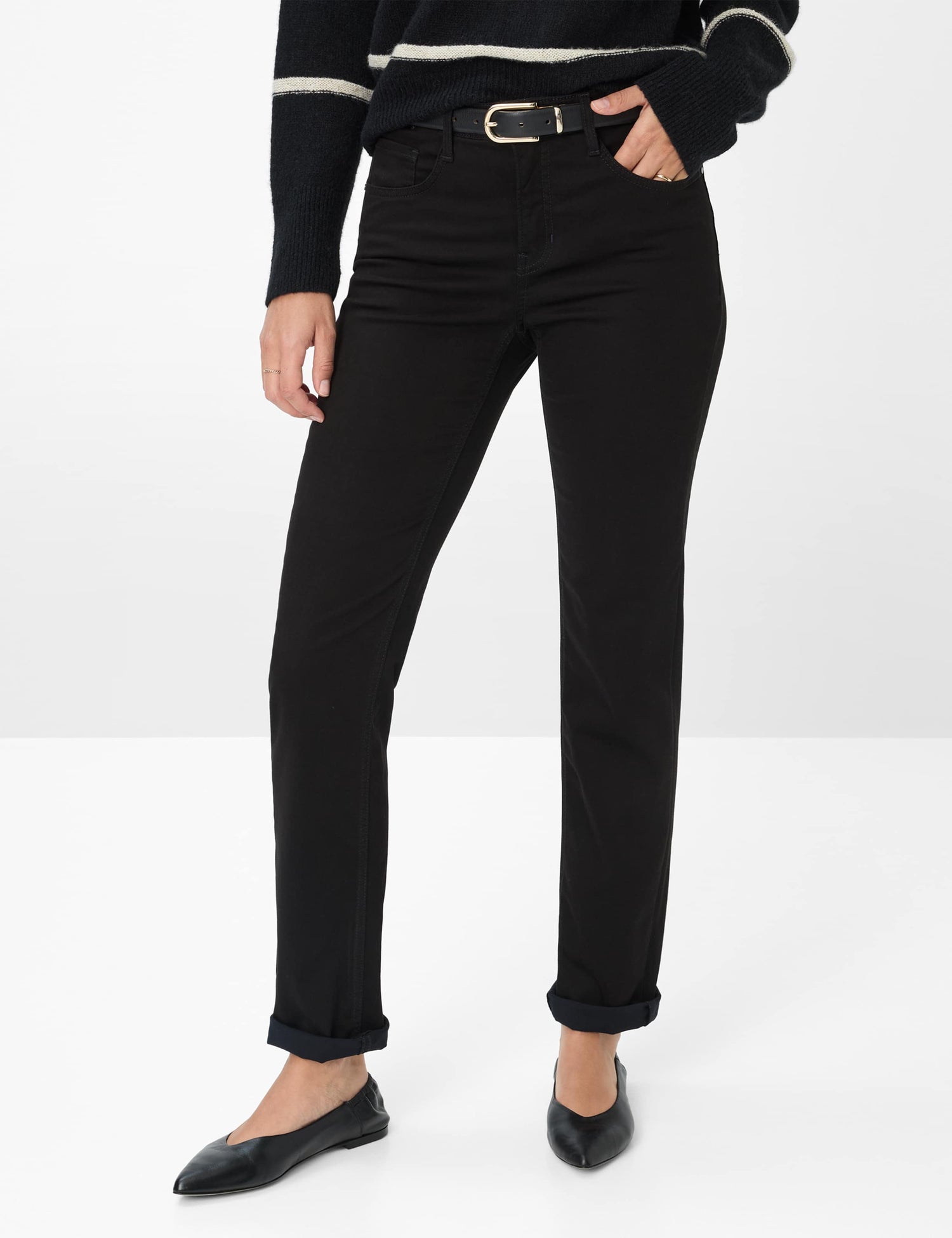 Brax - Mary Winter Dream Fabric - Black