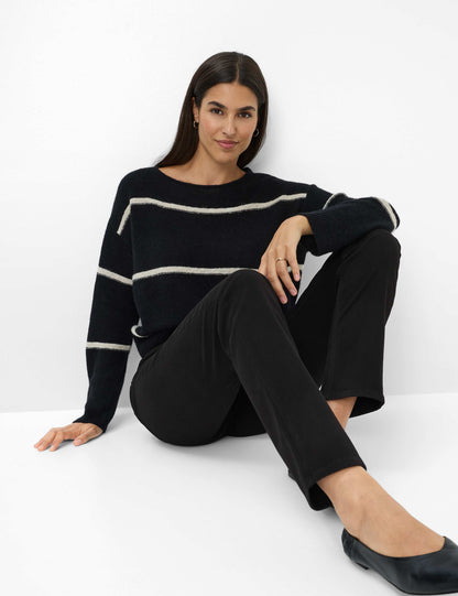 Brax - Mary Winter Dream Fabric - Black