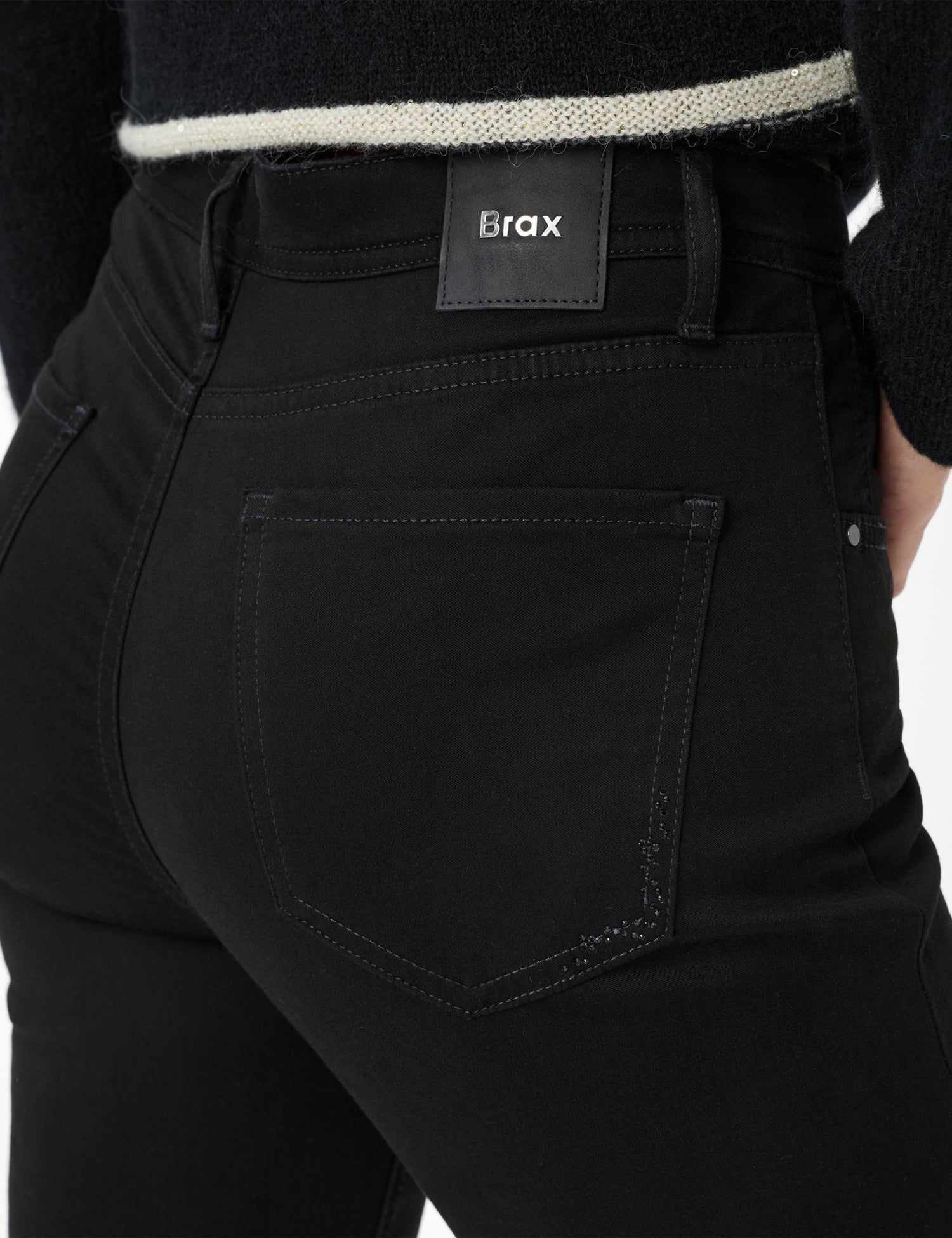 Brax - Mary Winter Dream Fabric - Black