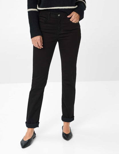 Brax - Carola Winter Dream Fabric - Black
