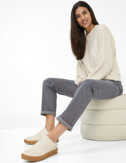 Brax - Carola Winter Dream Fabric - Grey
