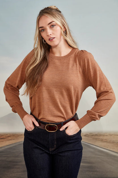 Verge -Bronte Sweater Caramel