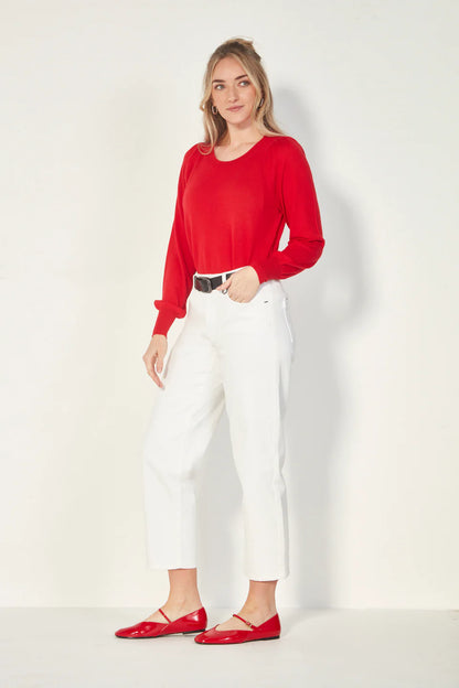 Verge - Bronte Sweater Fire Red