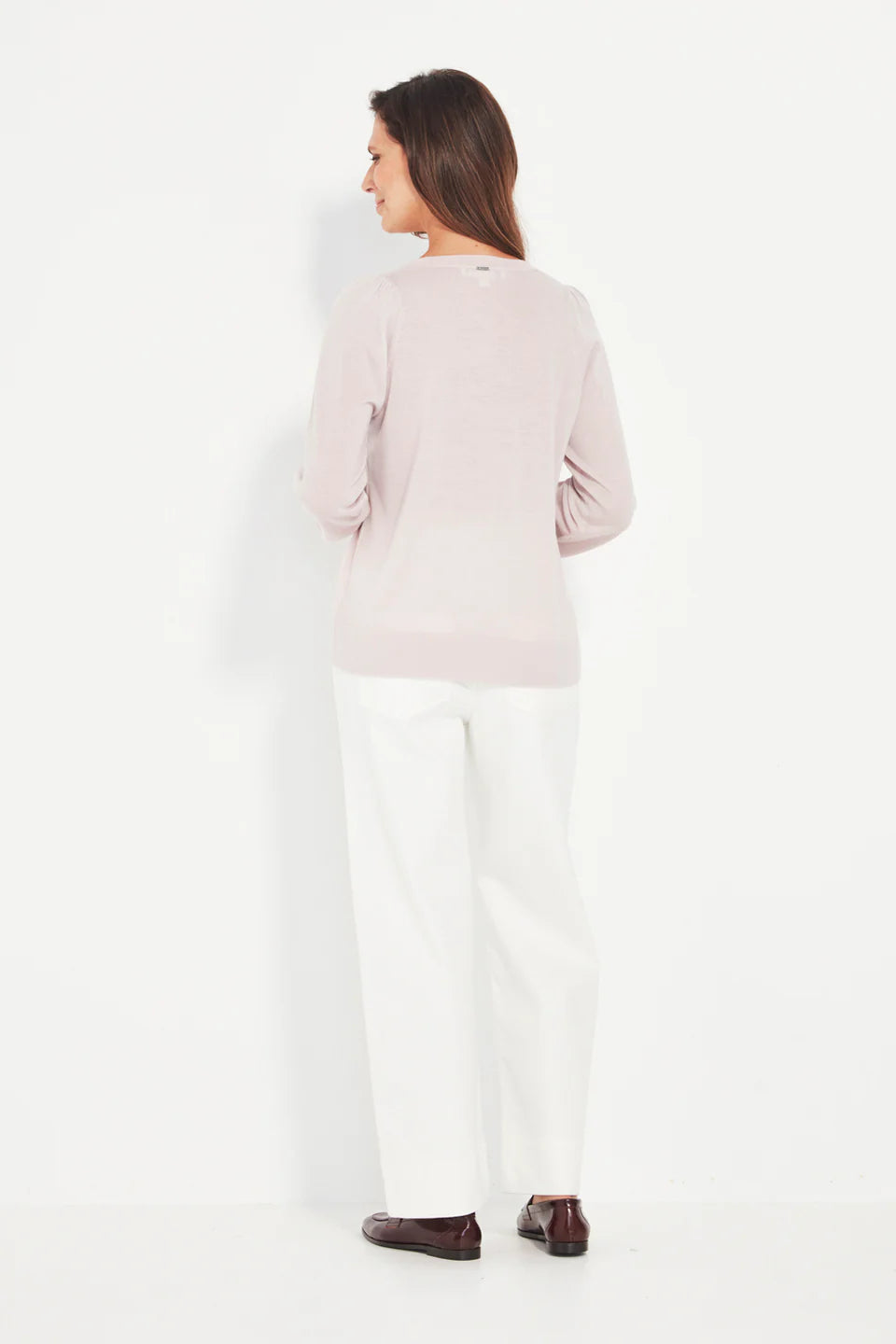 Verge- Bronte Sweater -Rose Quartz