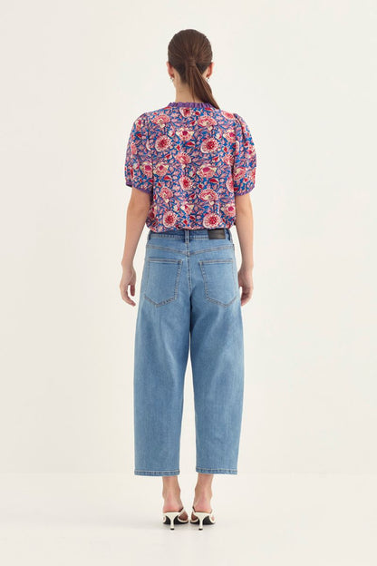Verge Lulu Print Blouse