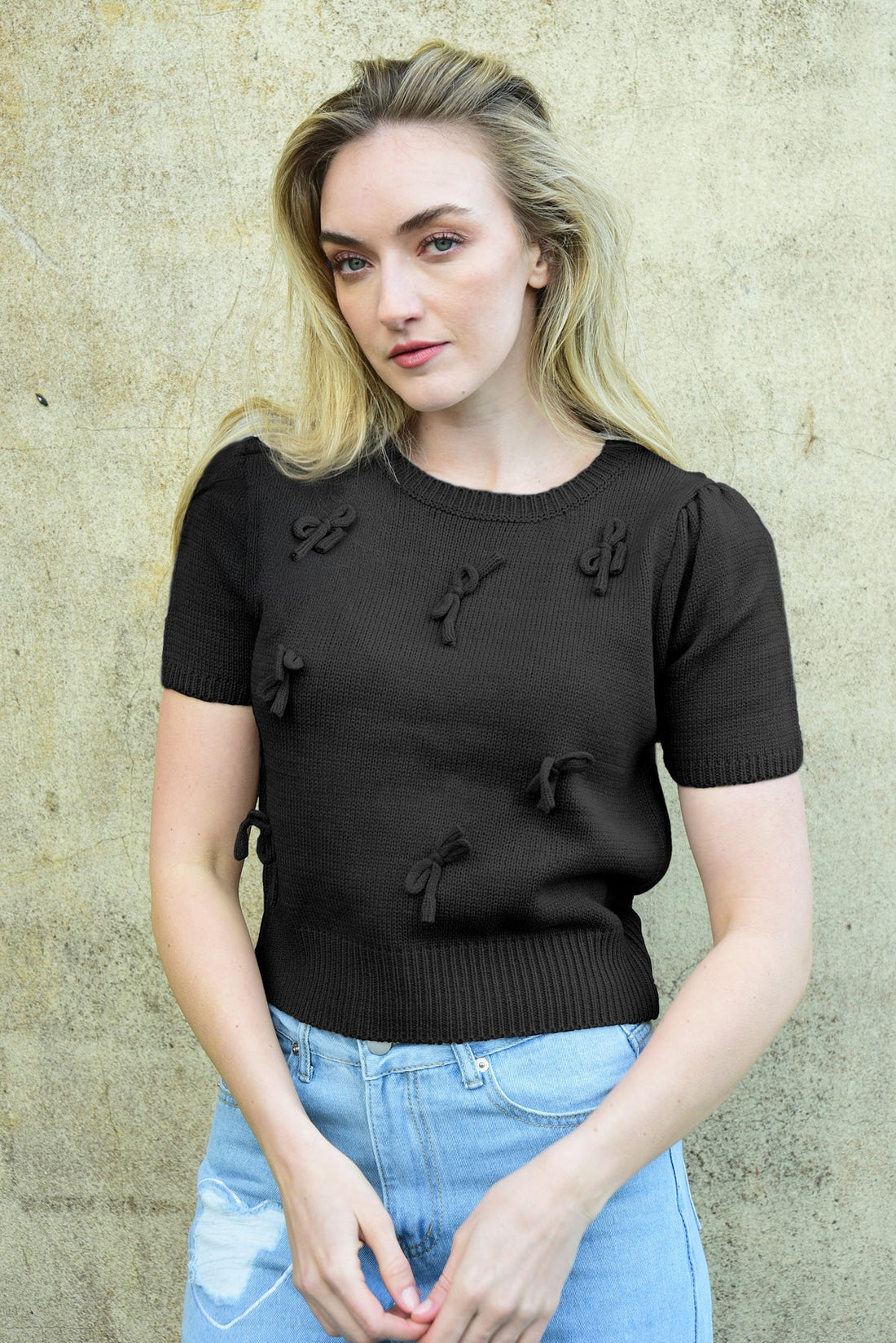 Coop - By Trelise Cooper BOW-DELICIOUS Top Black