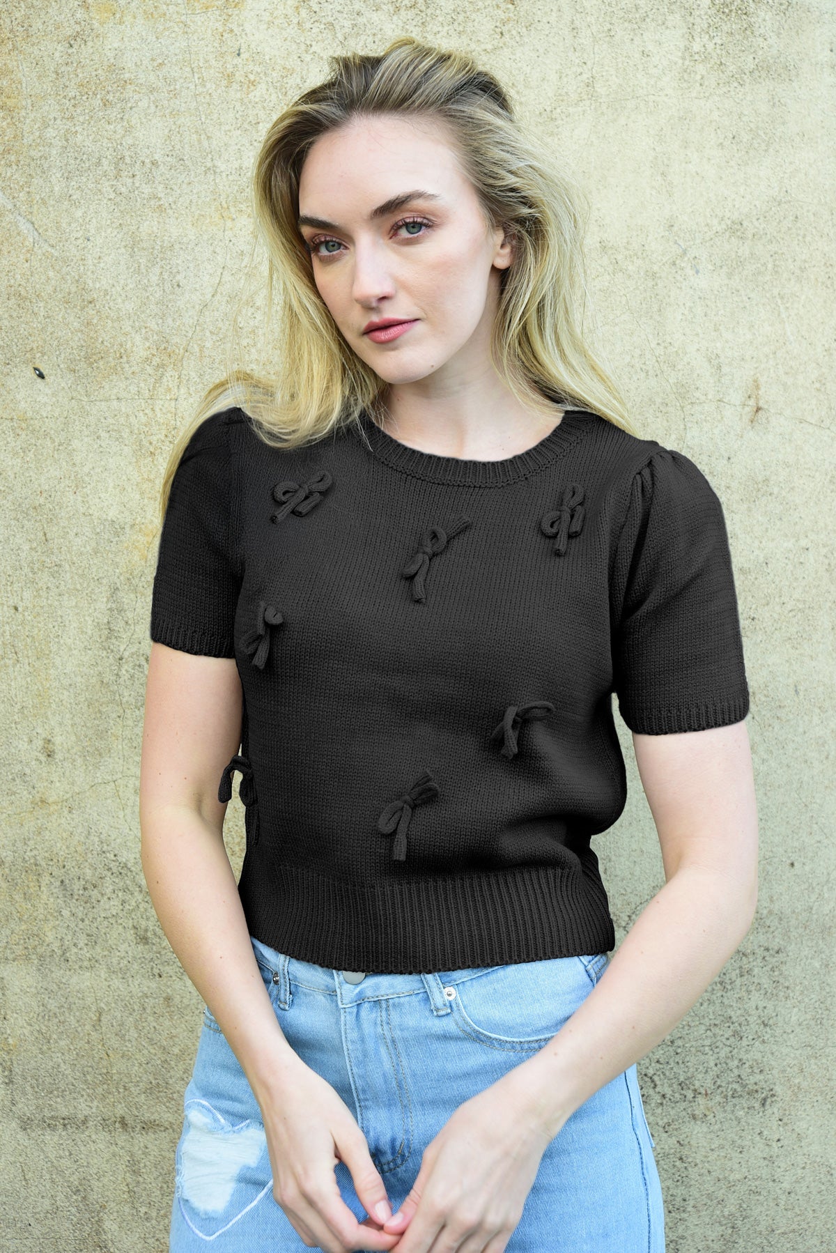 Coop - By Trelise Cooper BOW-DELICIOUS Top Black