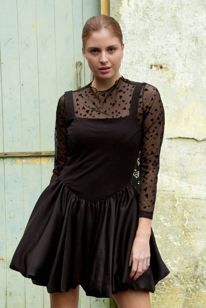 Coop - By Trelise Cooper Black and Gold &quot; Heart to Heart&quot; Top
