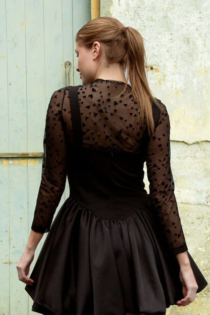 Coop - By Trelise Cooper Black and Gold &quot; Heart to Heart&quot; Top
