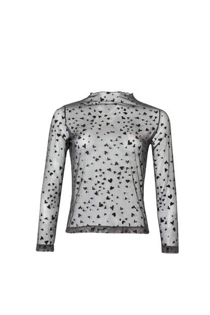 Coop - By Trelise Cooper Black and Gold &quot; Heart to Heart&quot; Top