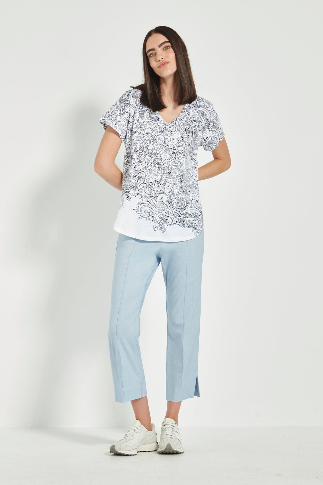 Verge - Acrobat 7/8 Pant - Chambray