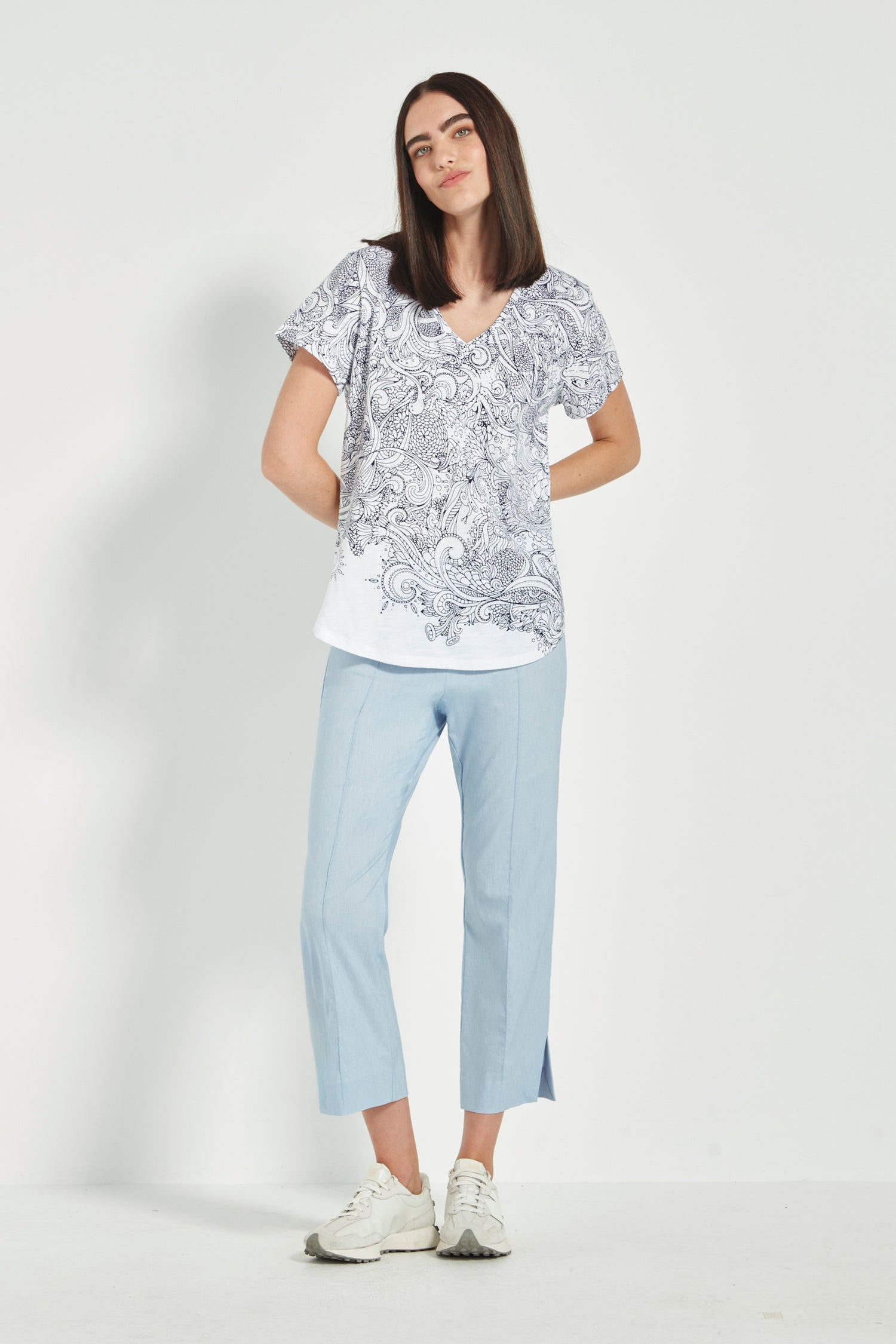 Verge - Acrobat 7/8 Pant - Chambray
