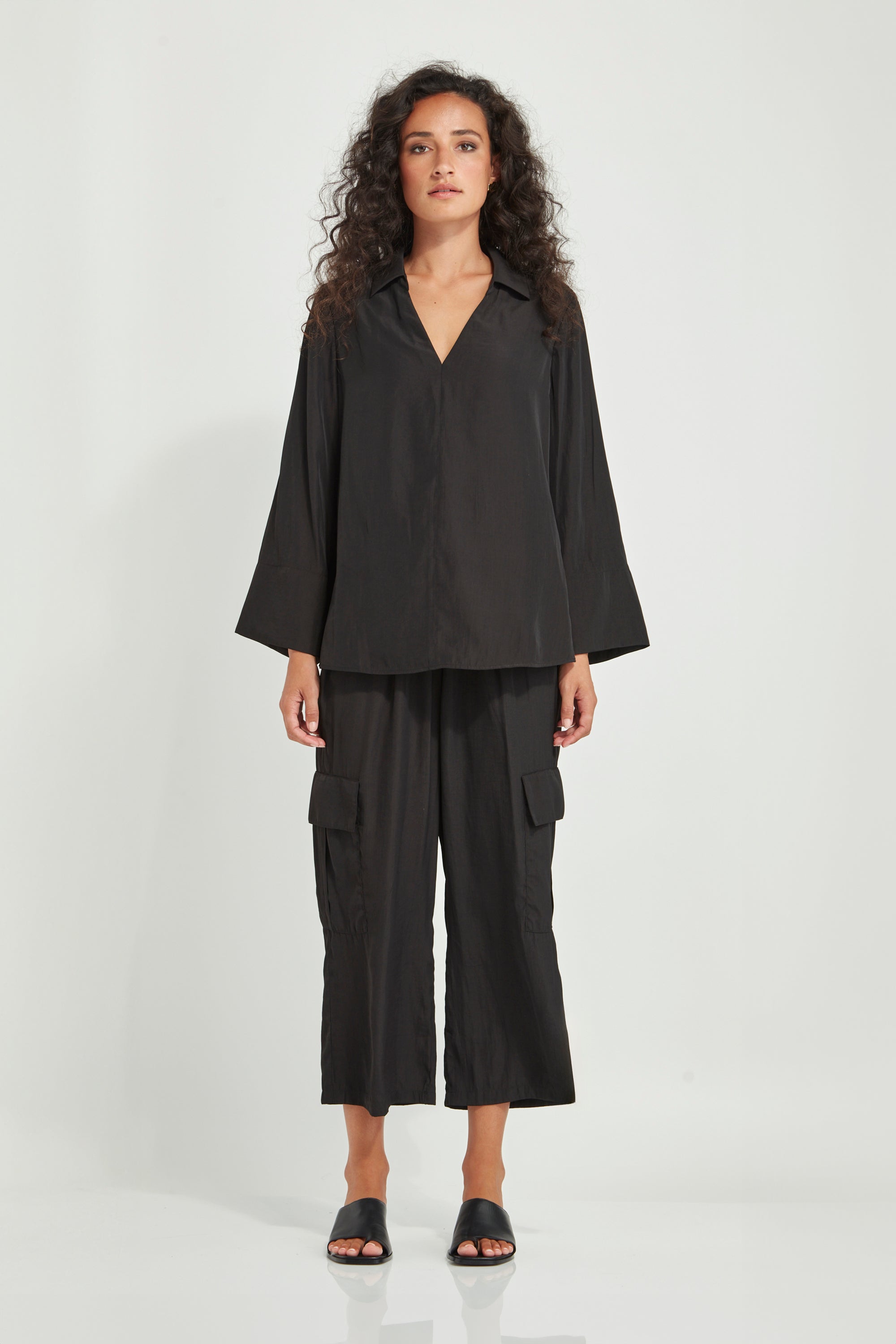 Glide - By Verge Corinna Blouse Black