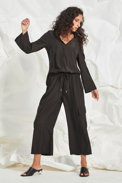 Glide - By Verge Corinna Blouse Black