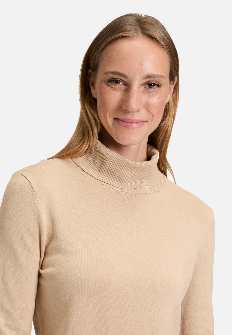 Betty Barclay - Caramel Turtle Neck Knit