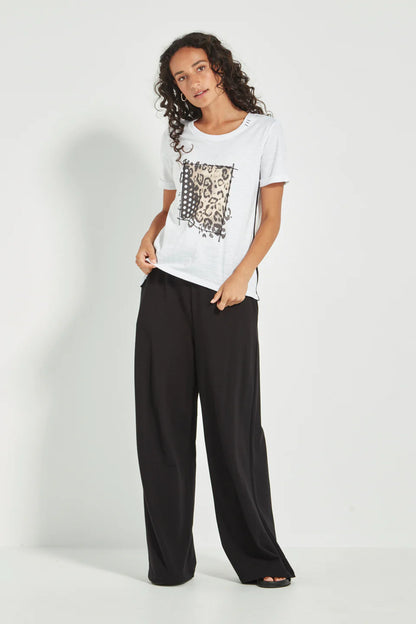 Verge -Dusty Top - Black Print