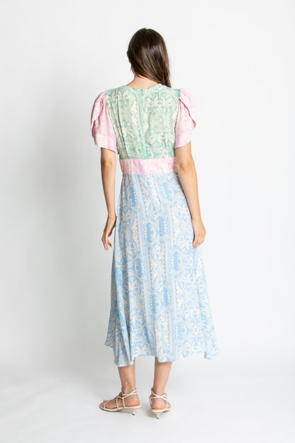 Kachel - Grace Print Midi Dress