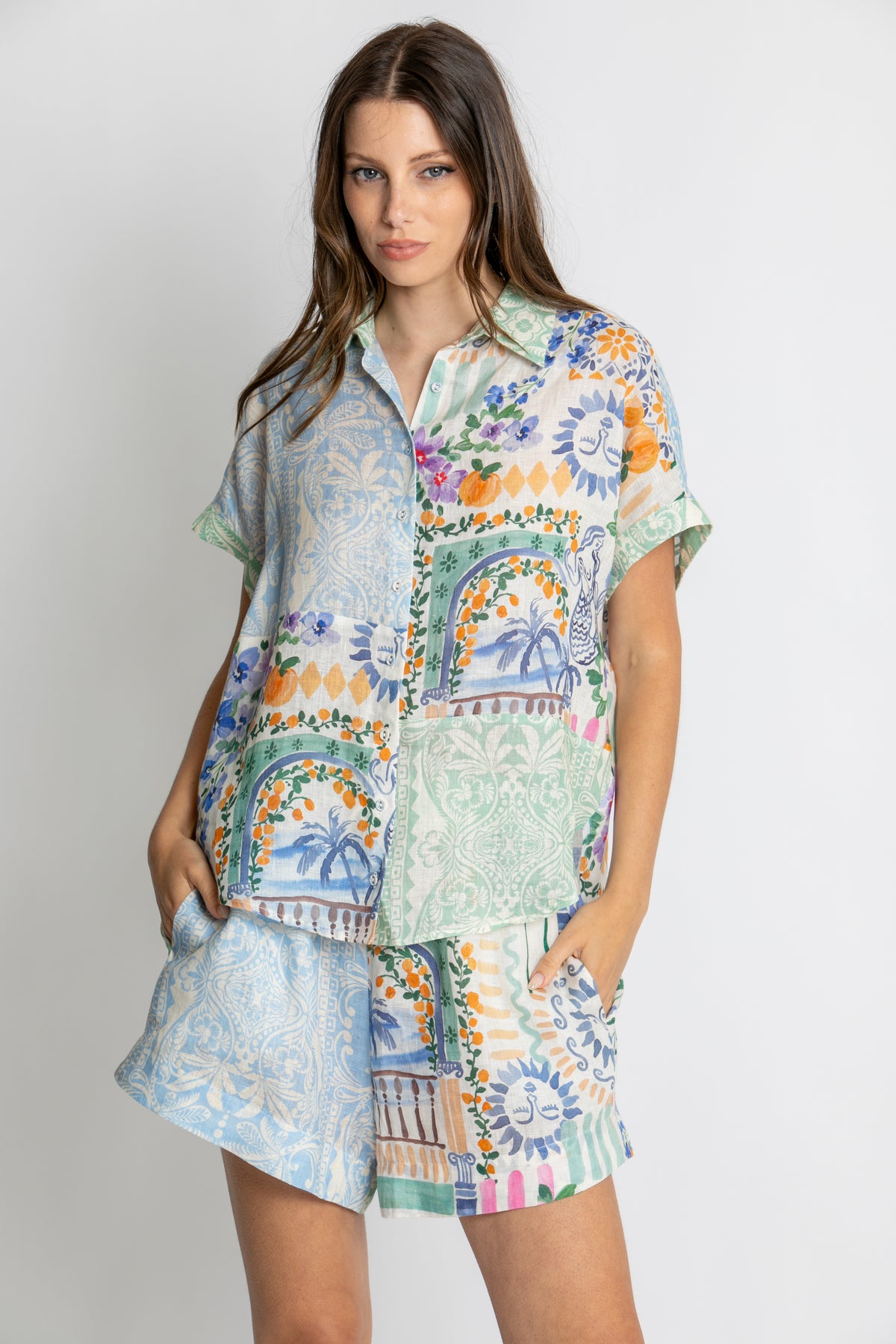 Kachel - Naomi Print Shirt